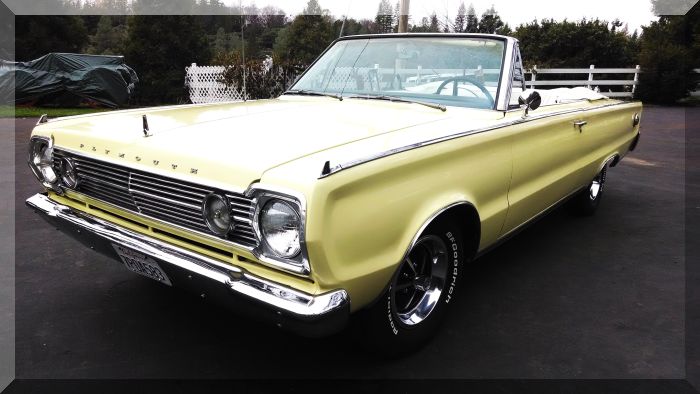 1966 Plymouth "Sport Satellite" Convertible